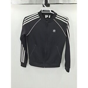 Adidas Mens 3 Stripe Small Full‎ Zip Jacket